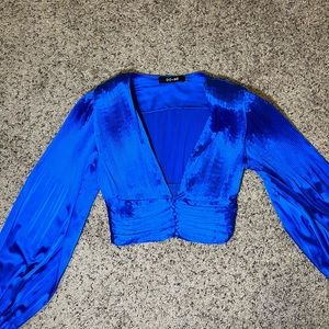 Do+Be royal blue top!